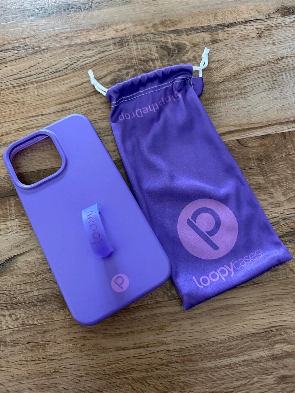 iPhone 15 pro max NEW Purple Loopy Phone Case